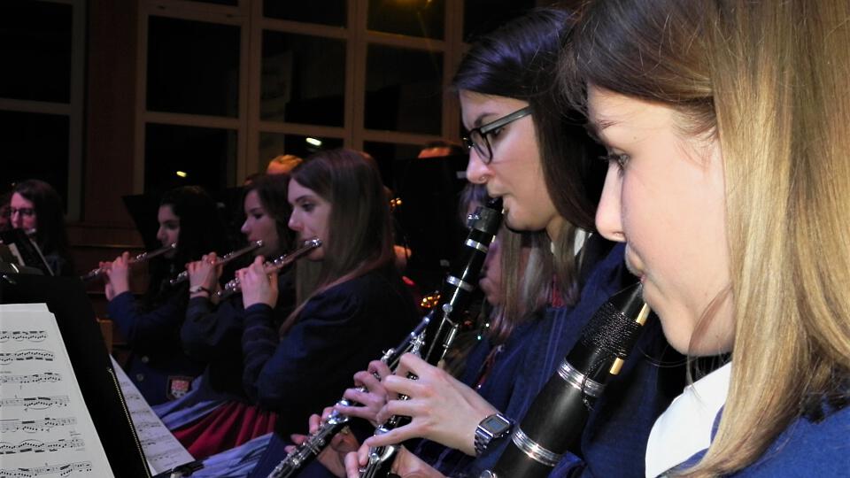 Mit einem grandiosen Jahreskonzert begeisterten die Musiker des Musikvereins Hohenroth ihr Publikum. Foto: Brigitte Chellouche