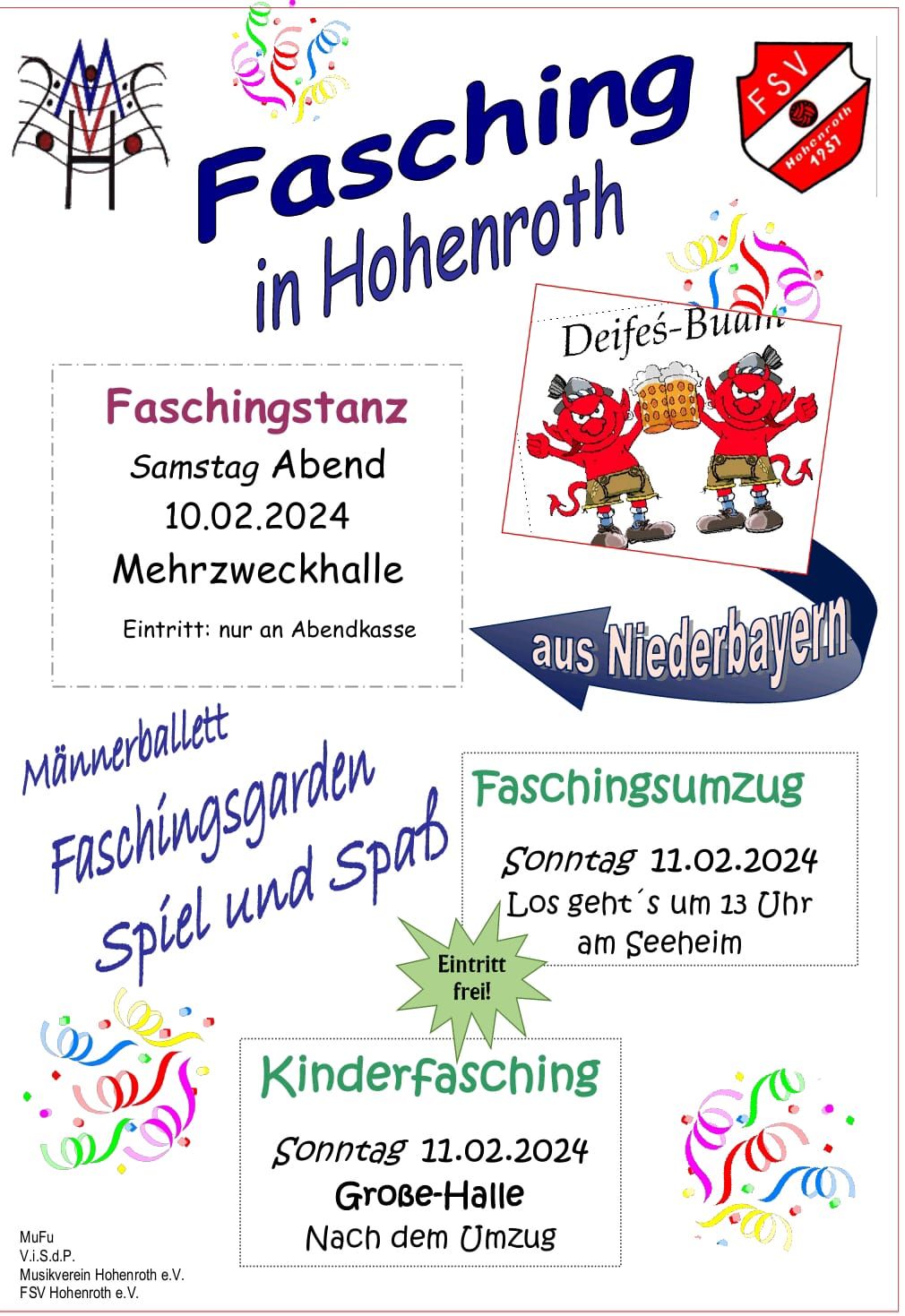 Fasching 2024 in Hohenroth