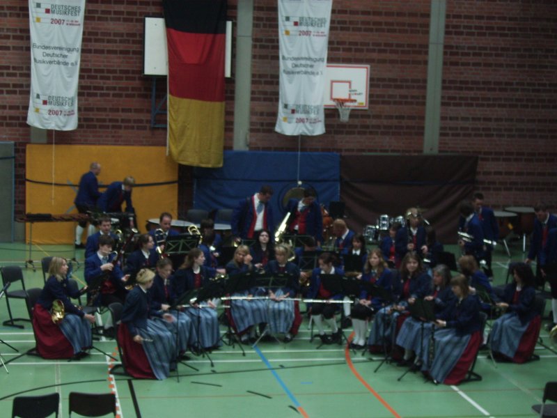 Der Musikverin Hohenroth beim Wertungsspiel in W�